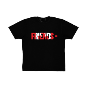 FRIENDS - CAN T-SHIRT - BLACK FRONT