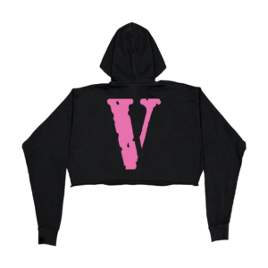 FRIENDS - PINK HOODIE - BLACK (WOMENS) back