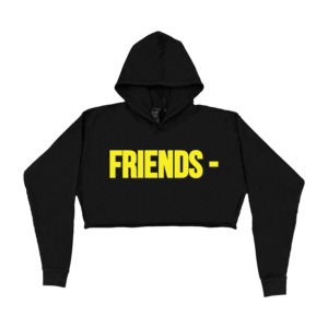 FRIENDS - YELLOW HOODIE - BLACK (WOMENS) front