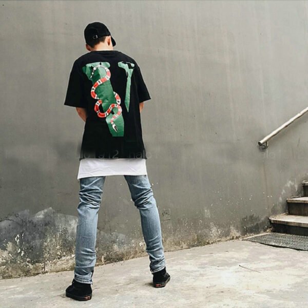 VLONE Friends Snake Printed T-Shirt