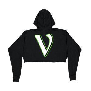 VLONE SUPPORT HOODIE - BLACK (WOMENS) back